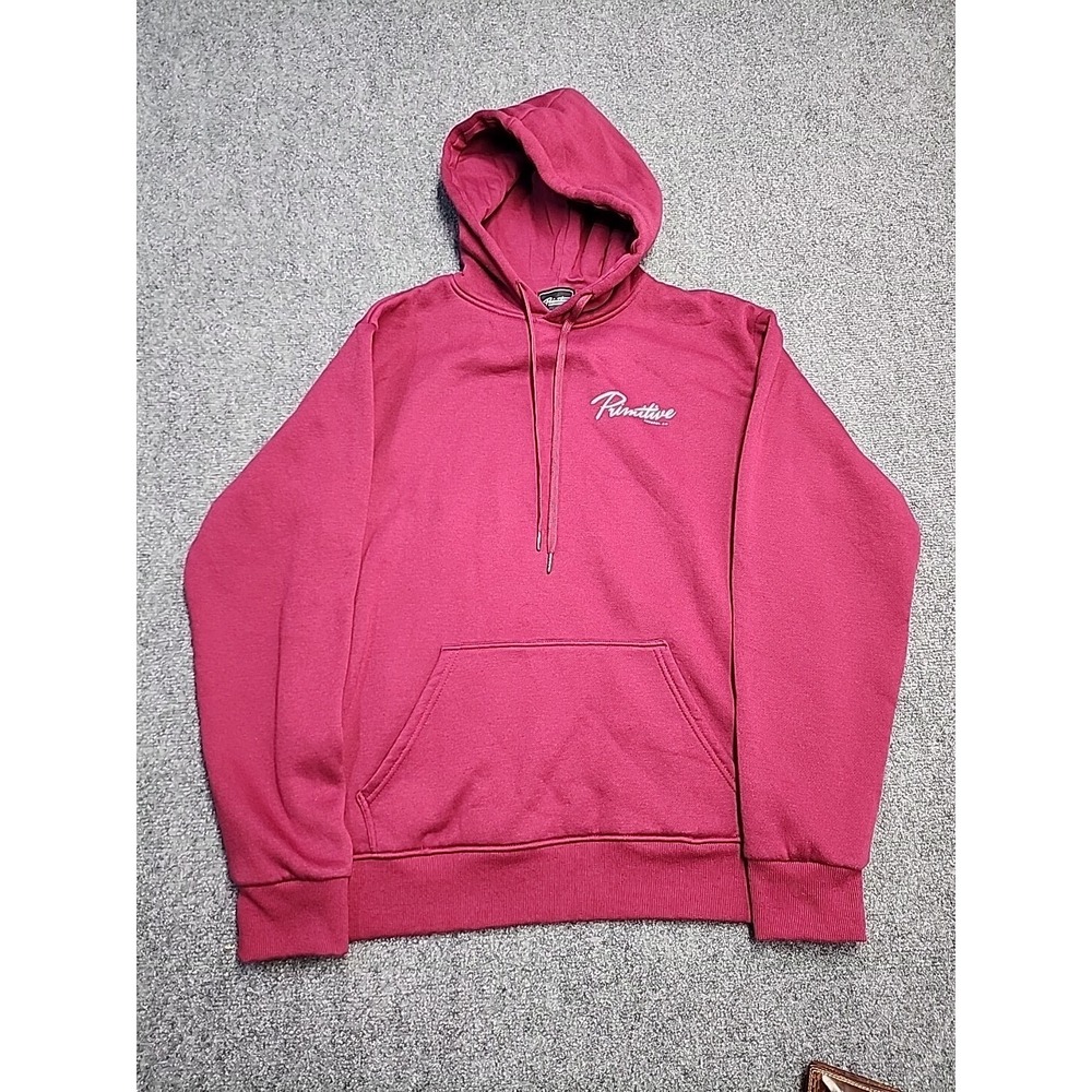 Primitive Skateboarding Hoodie Pink Sweater Women's Large